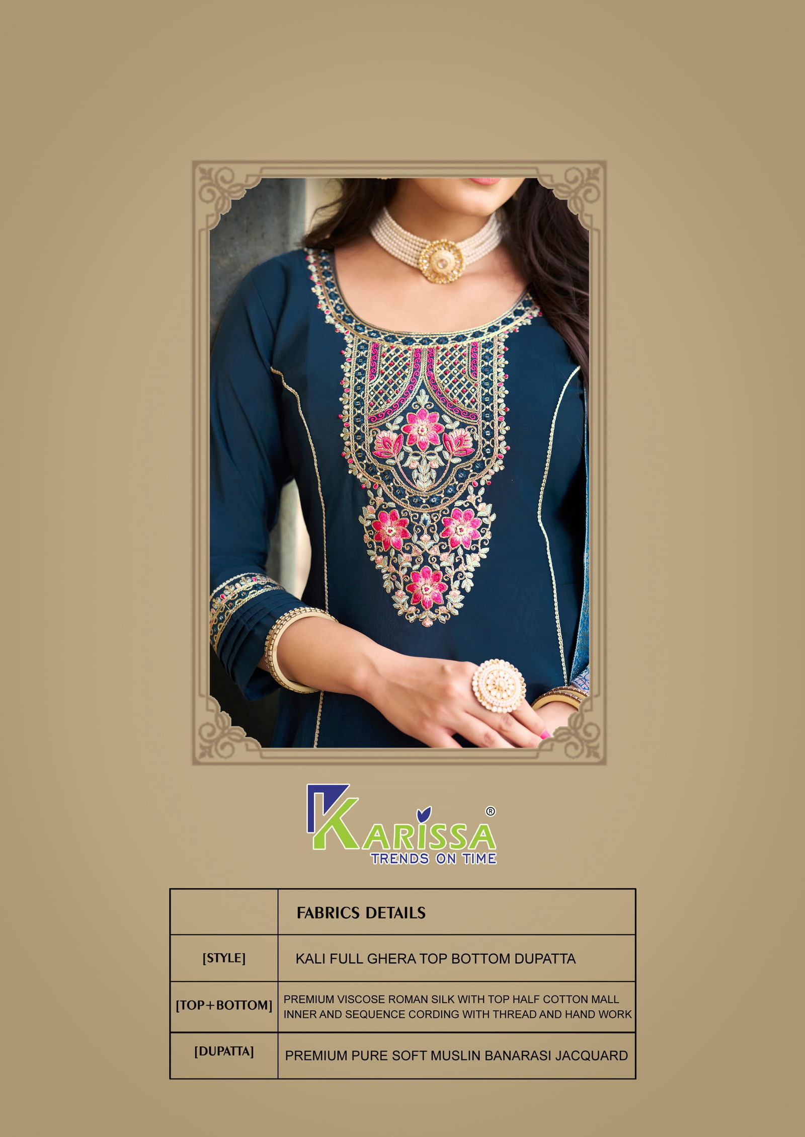 Kalisha Vol 2 By Karissa Viscose Roman Silk  Kurti With Bottom With Dupatta Wholesale Shop In Surat
